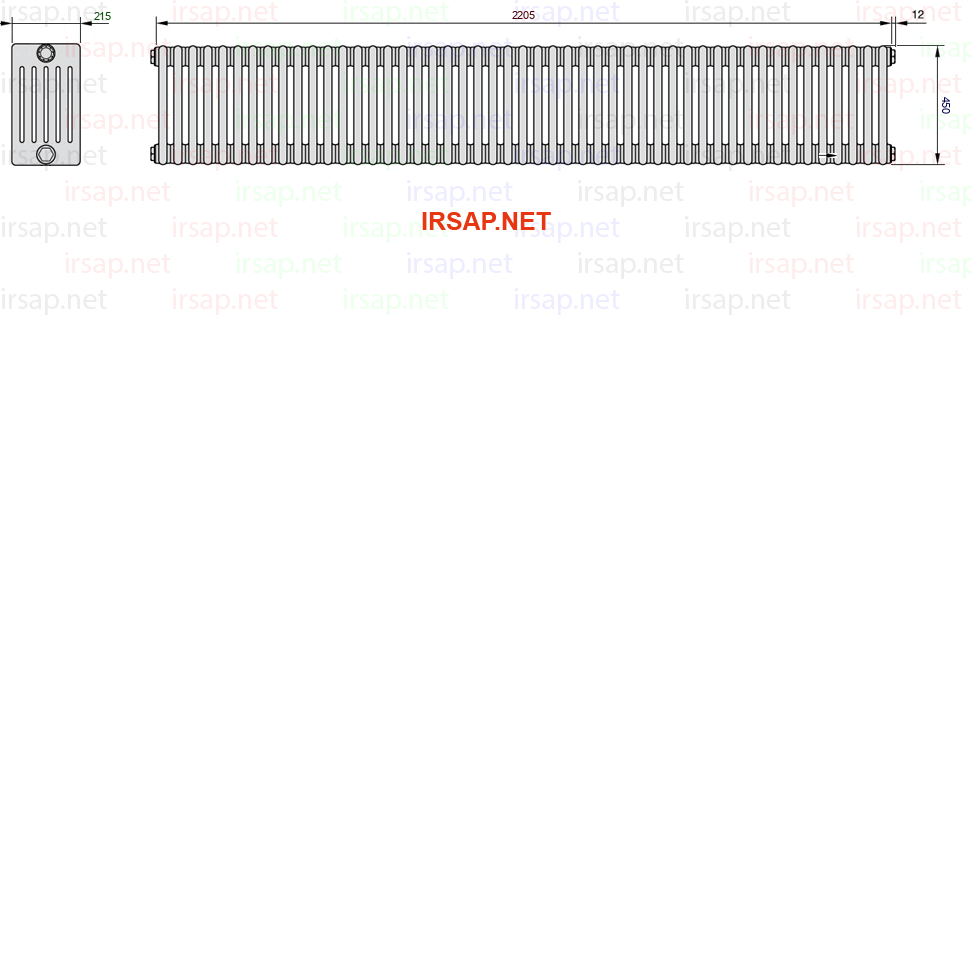 Радиатор IRSAP Tesi 60450/49 T14 CL 01